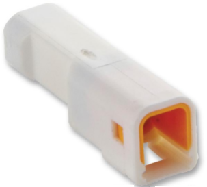 Konektor vodotesny, 2P, male, 150mm, 2x0,34mm2, 3A, 100V, 50V,55-85C,IPx7