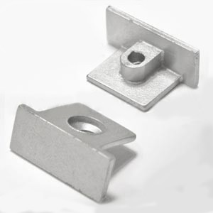 1ks koncovka pre ALU profil FLAT,bez diery,ALU (v prípade záujmu o dieru je možné vyvŕta) 