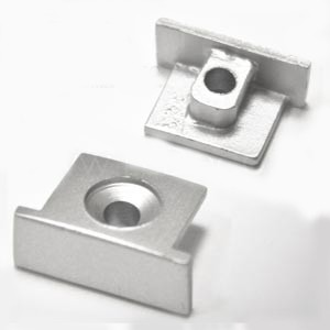 1 ks koncovka pre eloxovaný ALU profil MIKRO bez diery