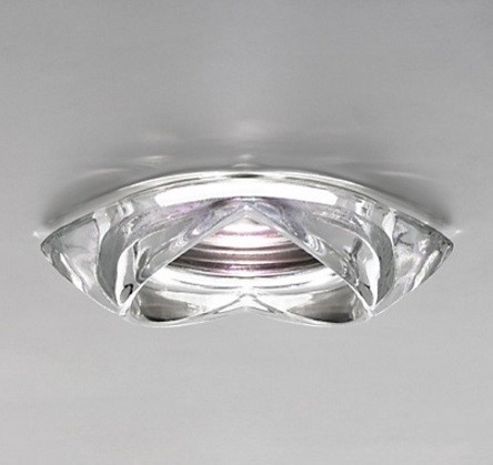 Dizanové zapustené svietidlo LEUCOS  MR16, 12V, max 35W, tvarované krištálové sklo