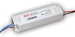 Nízkoprofilový napájací zdroj vodotesný napätový 35W/12VDC, káblový vstup/výstup,IP67,SELV