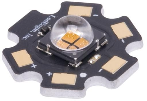 LEDengin čip 10W, AMBER, 300lm, 9 V, 700 mA, 591nm, PCB