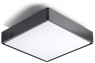 Exteriérové prisadené LED svietidlo s pohyb senz , 16W 230V, 3CCT, 1100lm, IP65, antracit