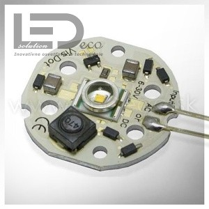 Miniatúrny LED modul CREE pre nábytkové svietidlá 5500K, 100lm.1W, 350mA, 10-28V, 115°, G4