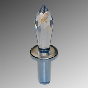 Náhradný veľký kryštál pre kryštálové nebo, 30mm,  lesklý, otvor pre hmoždinku v SDK 11mm