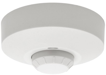 Prisadený pohybový mikrovlnný senzor, detekcia 15m, 360°, 230V