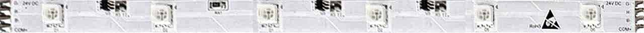 PROFI LED pás, 16,6W/m, 24V DC, 66LEDs/m, RGB, 10x2,5mm, 594lm/m, del 90mm