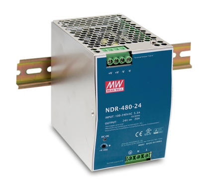 Napájací zdroj na DIN lištu 480W, 24V DC