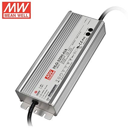 Vodotesný PROFI LED zdroj, 320W, 42V DC, nastaviteľný interný potenciometer, SELV, IP65