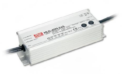 Vodotesný PROFI LED zdroj HLG, 40W, 24V DC, nastavitelný inten potenciometrom, SELV, IP65