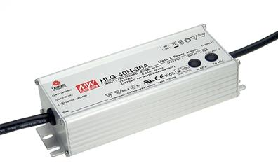 Vodotesný PROFI LED zdroj, 40W, 36V DC, nastavitelný interným potenciometrom, SELV, IP65