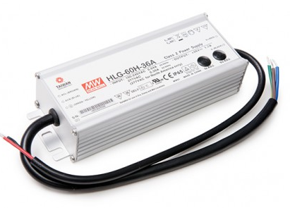 Vodotesný PROFI LED zdroj, 60W, 36V DC, nastavitelný interným potenciometrom, SELV, IP65