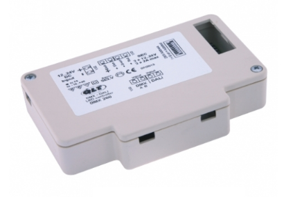 Zdroj + kontrolér, DMX a DALI pre RGB, 20W, out 3x24VDC, com+, 230V AC, SELV