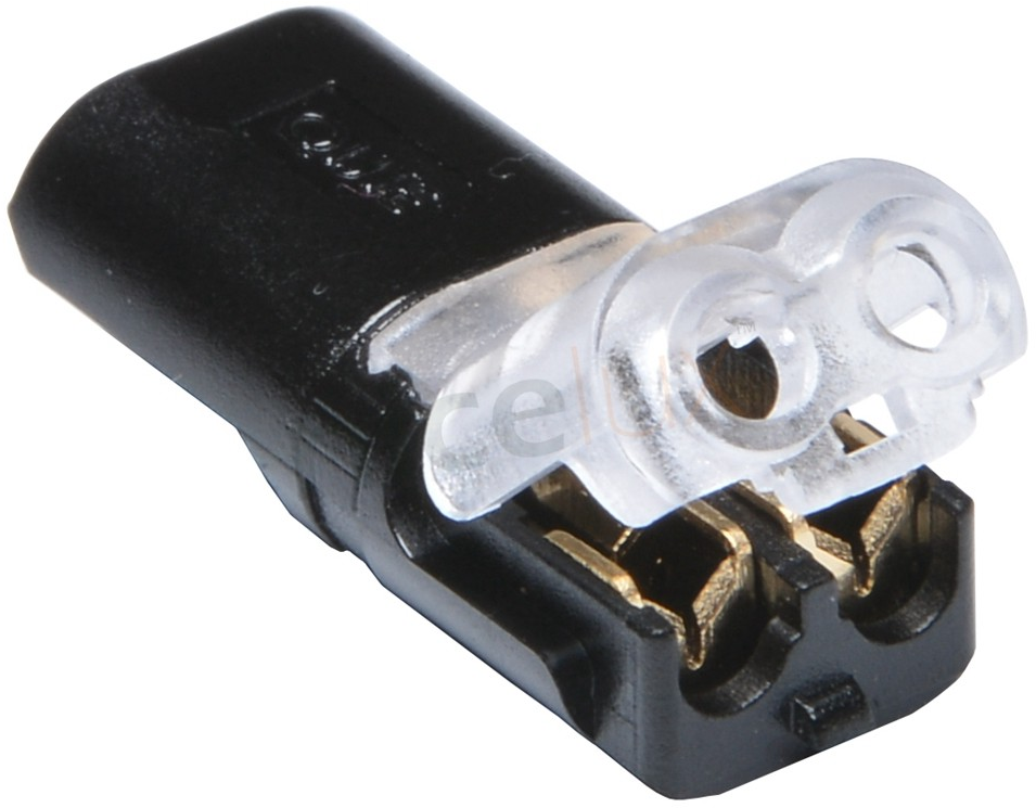 Konektor zamorezny, 2pin, 5A, 36VDC, Unisex mating, 0,35-0,75mm2