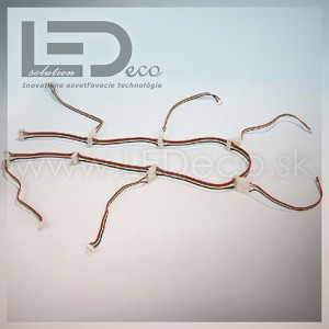 Prepojovacie káble pre RGB DMX LED žiarovky TRISTAR, 30cm