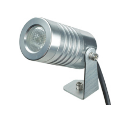 Vodotesné záhr.LEDsvietidlo 4,4W, 230VAC, 3000K, 220lm, CRI80, IP65, náklon180°, 38st,