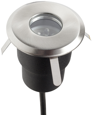 Podlahové LED vodotesné svietidlo ROBUS, 0.7W, 6000K, 21lm, IP67, biele