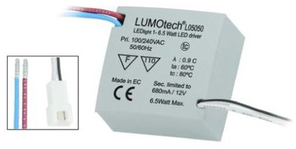 Napájací zdroj prúdový LED 7W/700mA, 1-12V, CC, IP20, SELV