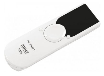 Bezdrátový RF diaľk ovládač, ovládanie 40 prvkov, biely. Dostupný aj v čiernom prevedení