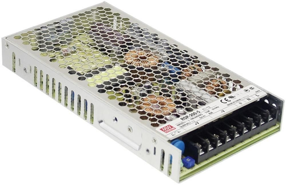 Napájací zdroj priemyselný, 200W, 5VDC, 40A, kovový kryt, PCF