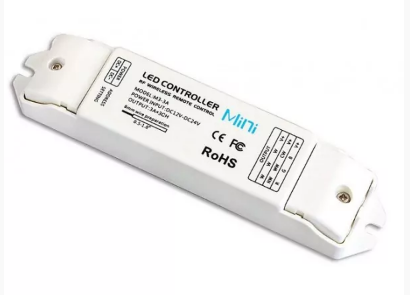 Kontrolér 3-kanály, 108-216W, 12-24 VDC, 3A/ch, max 9A,CV, pre dialkové RF ovládace RFMINI
