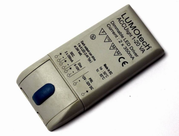 Napájací zdroj ACCUlight 1-20 VA 2x350 mA Dimmable, MM, 12-32VDC