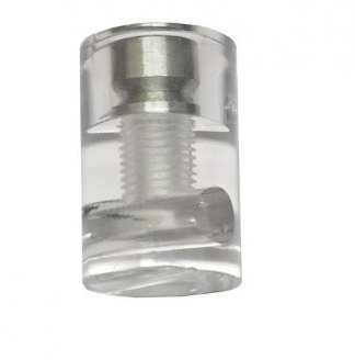 Decentralizačný stropný úchyt pre napájací kábel max. 7mm, číry