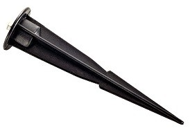 Zapichovač/Bodec do zeme pre záhradné svietidlo Nautilus, plastový, čierny