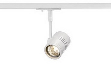 Bodové svietidlo BIMA pre 1-fázový lištový systém, max 50W, 230V, GU10, IP20, biele