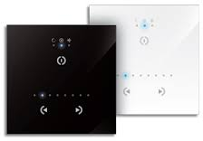 Nástenný dotykový ovládací panel DMX,128 kanál.,5VDC,IP20, progr. cez USB kábel