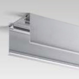 Rámiková zapustená svetelná drážka FRAME 100, ALU, dĺžka 3000mm, biela