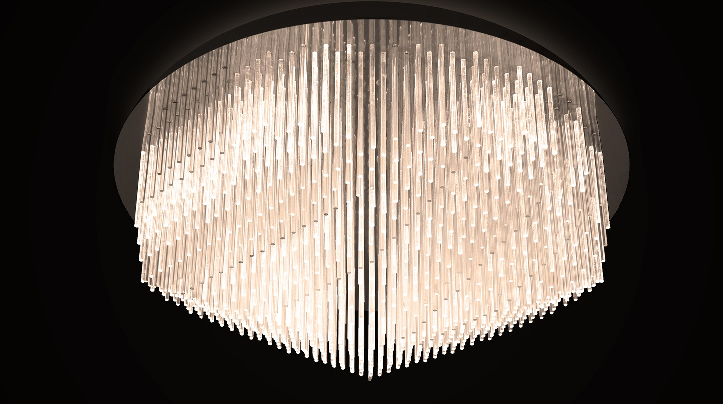 Luminaire STILIA-1, DMX, RGB, 1200mm RND, roztec 33,33mm, 785ks rods