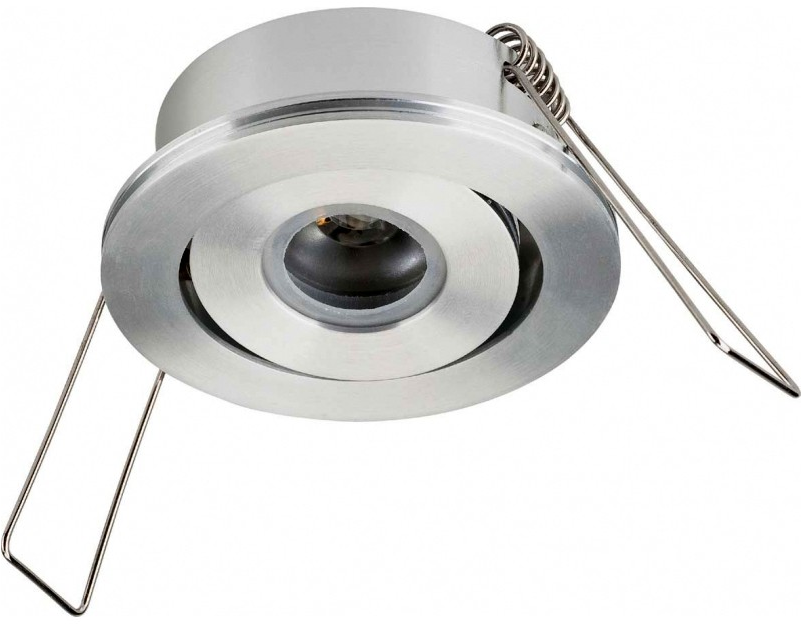 Bodové mini LED svietidlo Trient nakloniteľné, 2,3W, 350/700mA,CRI=82,3000K, 200lm, hliník
