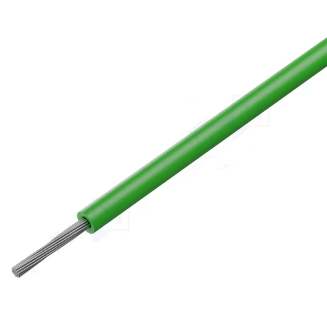 SIF 0,250 mm2 ZELENY, lanko,-60..+180C, kratkodobo 220C, strands 14*0.15mm,max. 2A
