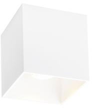 Prisadené svietidlo štvorcové, 230VAC, max 12W, GU10, IP20, biele