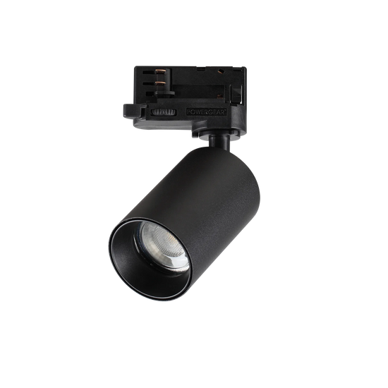 Bodové LED svietidlo pre 3-fázový lištový systém, max 28W, 230V, GU10, IP20, čierne