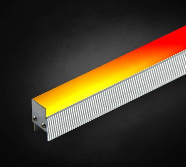 InteriérovéLED líniové svietidlo RGB, dĺžka 2000mm, 24VDC, DMX, frost difuser