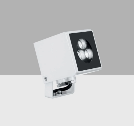 iPRO - reflekt. svietidlo, 32°, 4.3W, 66lm, RGB, biely povrch, IP68, 230V