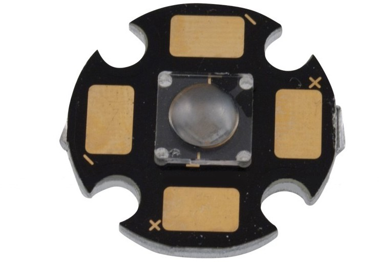 LED STAR1 20, 30°, 2-2.5V, 350mA, 1W, 11lm, žltá farba svetla