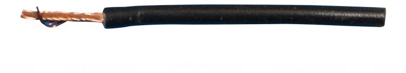 kabel CYA 1x0,50mm2, lanko-Cu, 300/500V, čierny H05V-K, max. 5A