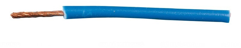 kabel CYA 1x0,50mm2, lanko-Cu, 300/500V, modrý H05V-K, max. 5A