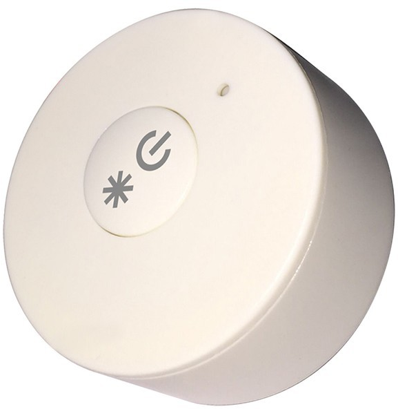 RFTOUCH mini tlačidlo/ovládač na zapustenie do nábytku, RF, vyp/zap, stmievanie,na batériu