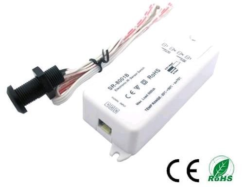 Kontrolér IR Sensor Switch na detekciu otvorenych dveri skriniek,100-240VAC ,5A max,