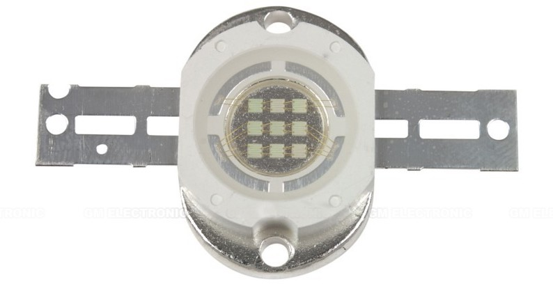 LED čip, 10W, 150lm, 90°, 8V, 1200nA, BLUE