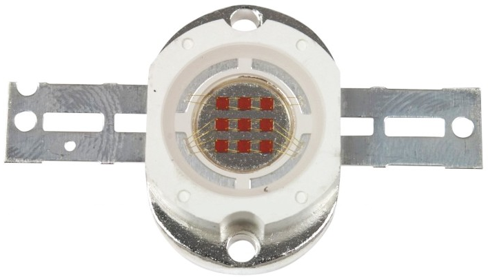 LED čip, 10W, 300lm, 90°, 8V, 1200mA, YELLOW