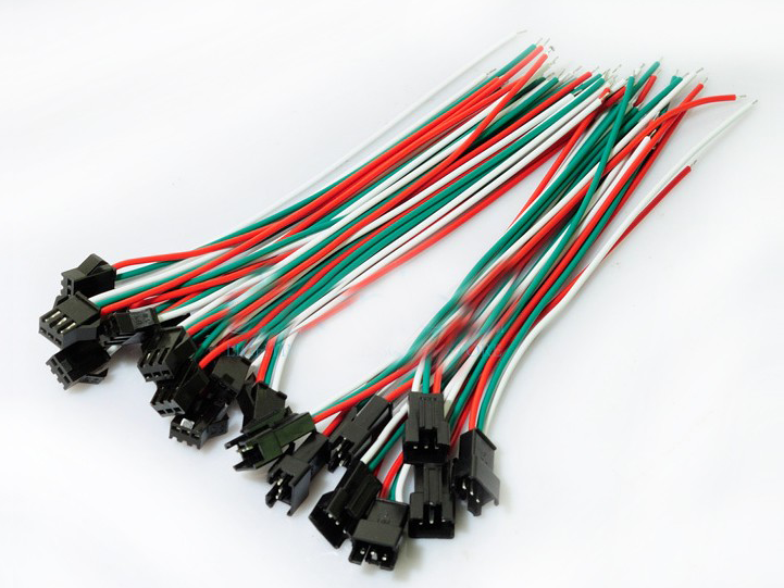 Konektor na spájanie BIOdynamických LED pásov, 3P, male, 10cm