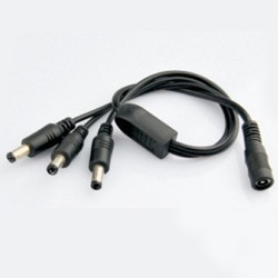 Kábel rozbočovací DC/DC na 4 zariadenia, 400mm