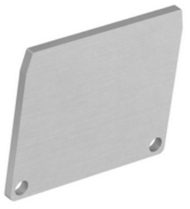 2ks koncovka pre AL profil CATANIA 30TB, 30,5x25,7mm, hliníkové, 4 ks šróby