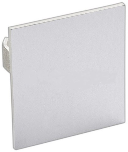 1ks hliníková koncovka pre profil RECTANGLE, nízka, 40x44mm