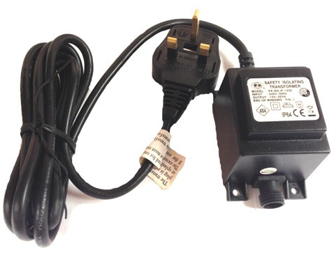 Adaptér 12VAC, 500mA, 6W, vodotesný, kábel so zástrčkou UK